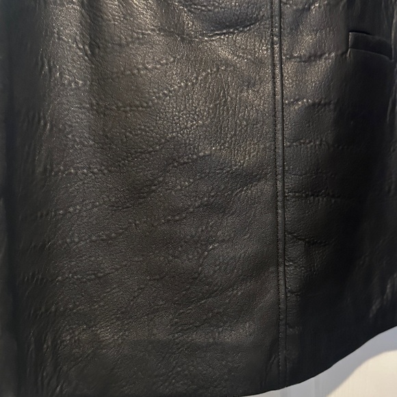 Zara SRPLS Real leather Mini Skirt - Picture 5 of 8